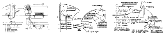 oil cooler installation drawings