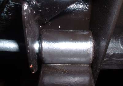 space left inside of front spring mount