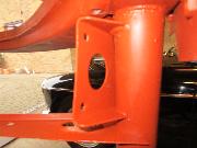 Fuel pump bracket, welded frame