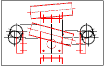 Fuel pump bracket, welded frame