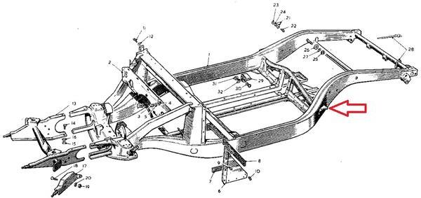 Frame welding, body bracket