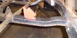 Frame welding repair