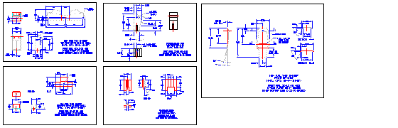 Fuel tank hanger straps drawings