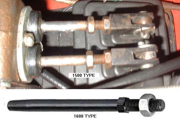 Master cylinder push rods