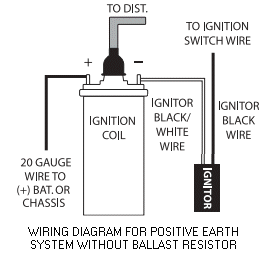 Electronic ignition, Pertronix pertronix flamethrower coil wiring diagram 