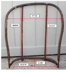 MGA Roadster seat frames