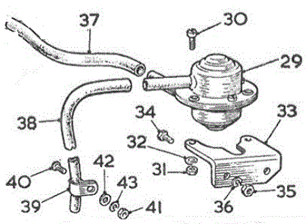 MGA Twin Cam pressure relief valve installation