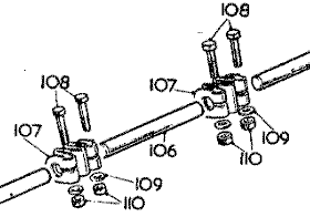 Coupling -rod to spindle, carburetors