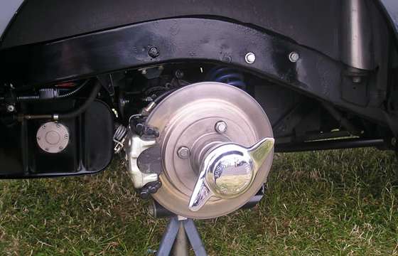 Rear disc brakes