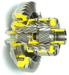 Quaife limited slip differential cutaway drawing