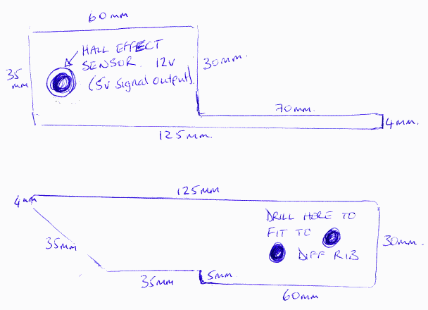 bravket for sensor