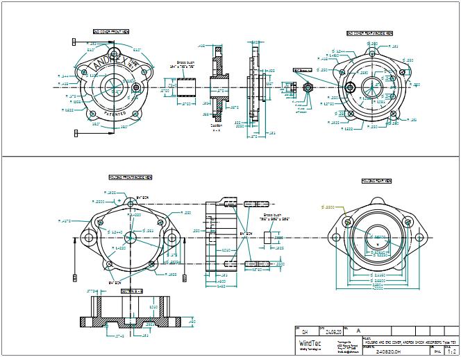 Andrex damper front_housing