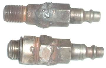 Blow-down connectors