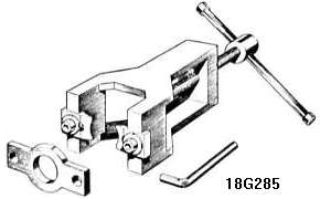 Bevel pinion bearing inner race remover and replacer