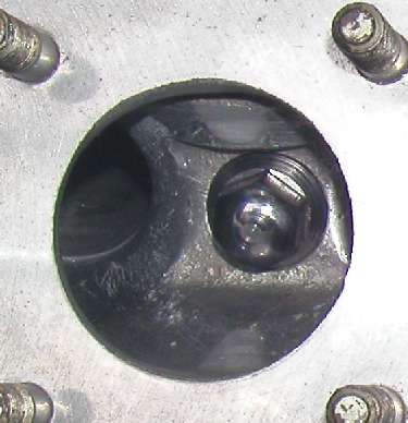 View of installed aerodynamic nut