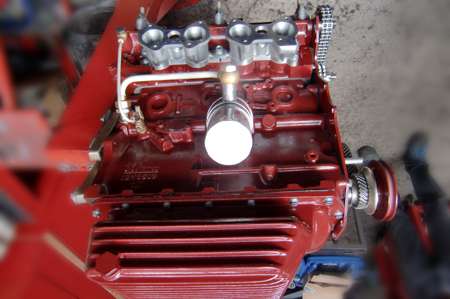 Alloy sump on 5-main block