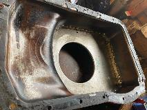 Alloy sump on Twin Cam engine
