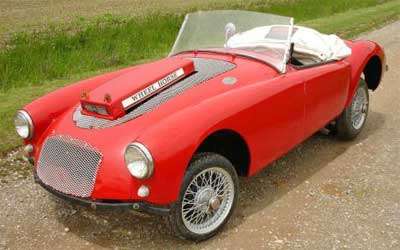 Wheelhorse chassis with MGA body